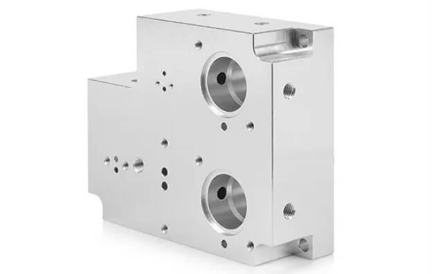 aluminum parts after deburring