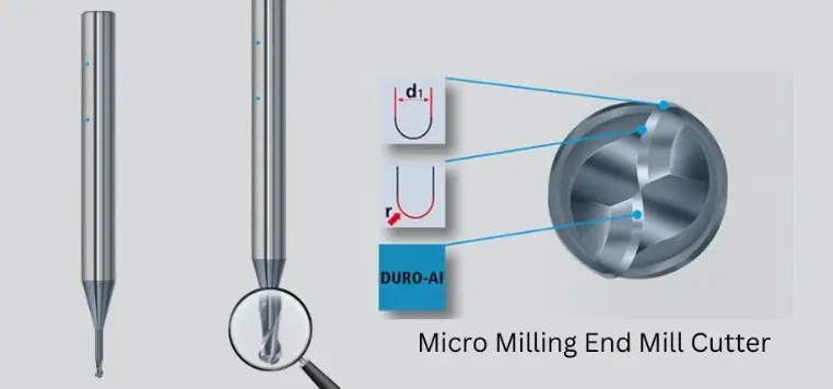 ball nose end mills and flat nose end mills