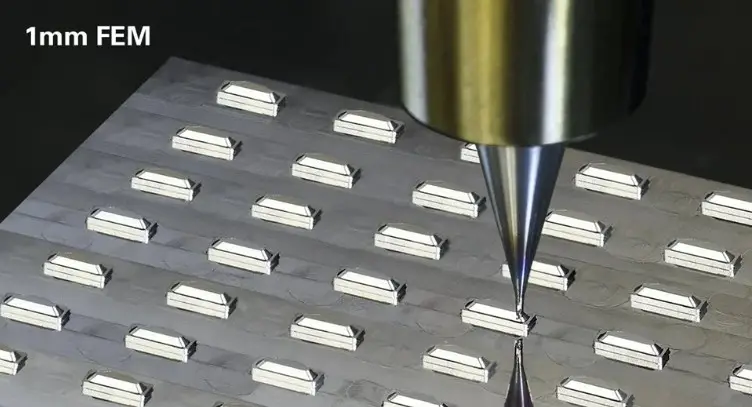 the tool diameter of micro milling is only 1 mm