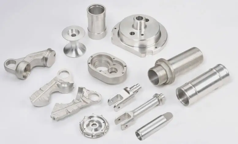 different types of aluminium turned parts