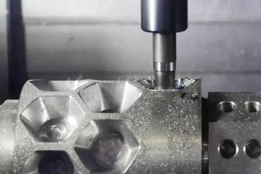 the cutter performs cutting on the workpiece