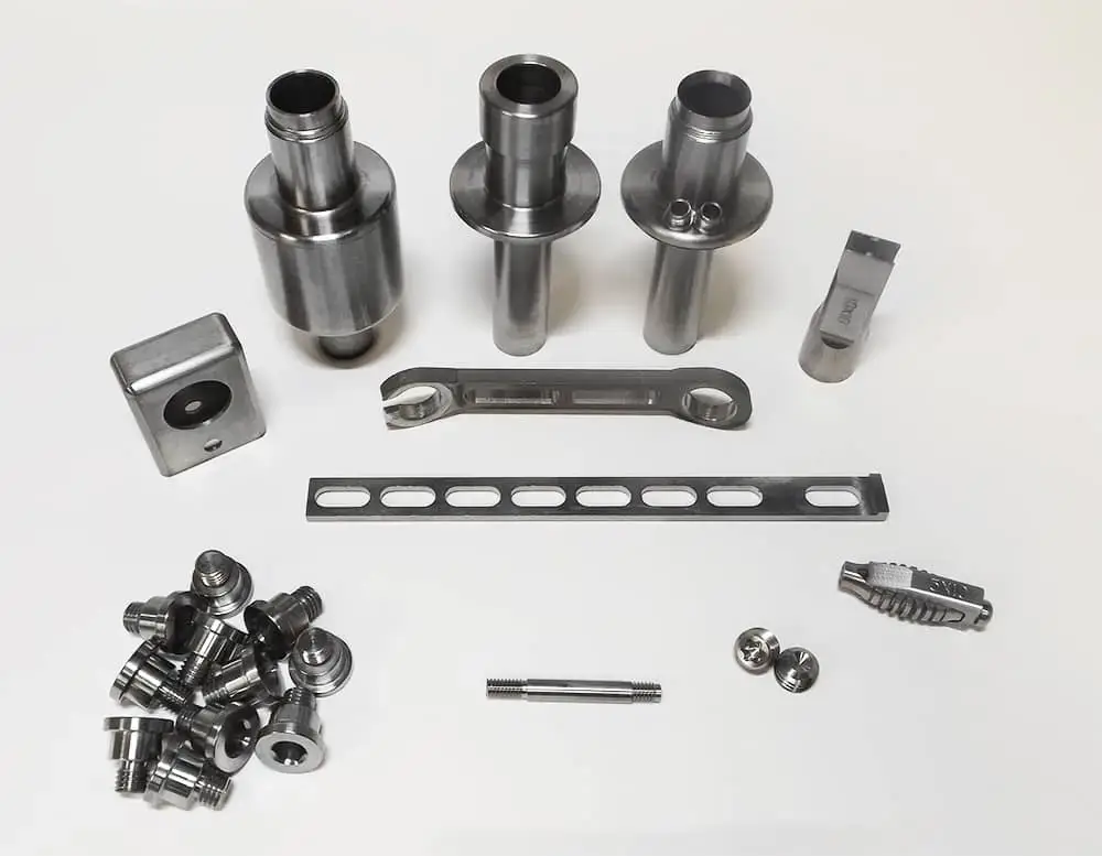 titanium cnc machining parts after surface treatment