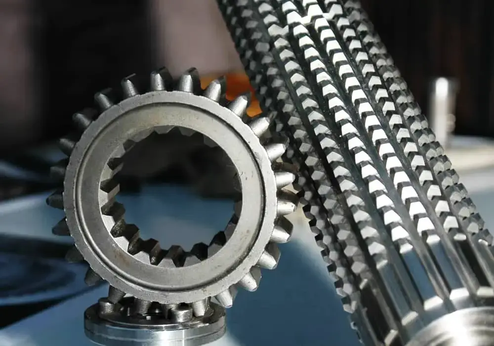 broaching tools and workpieces
