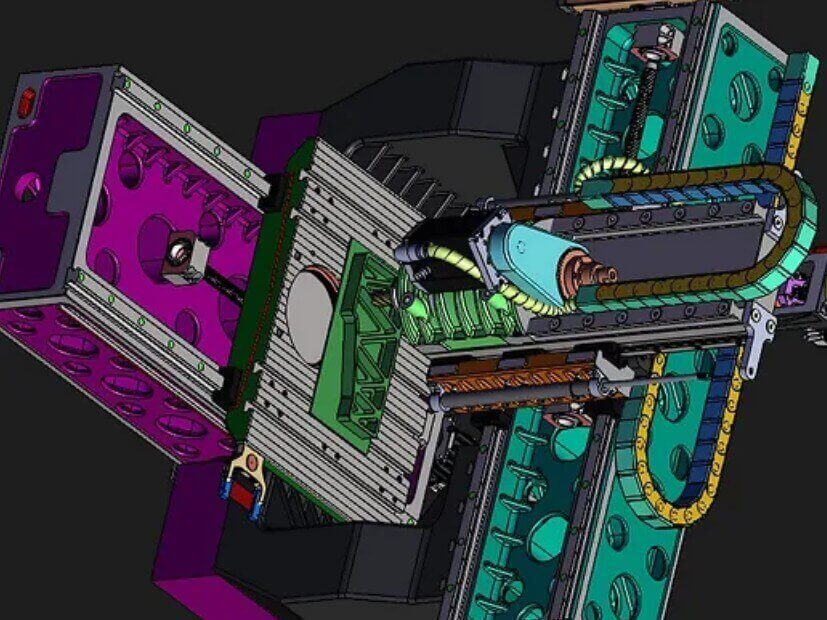 cnc milling machine parts diagram