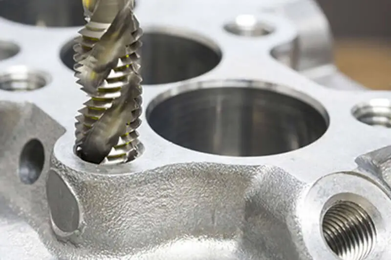 tapping magnesium parts