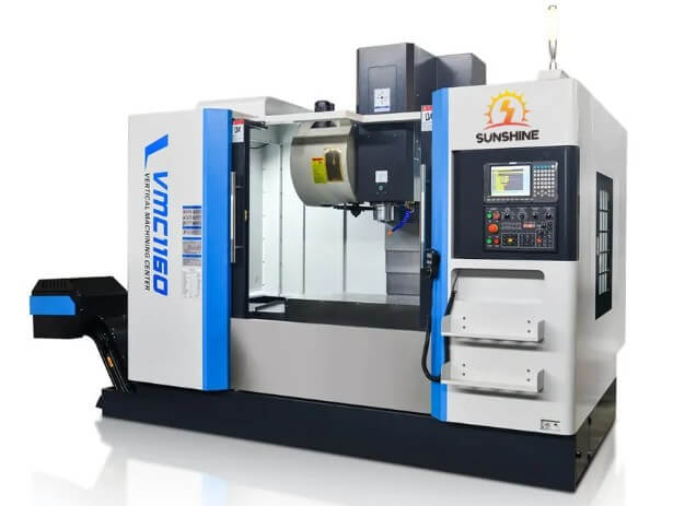 vertical cnc milling machines and their components