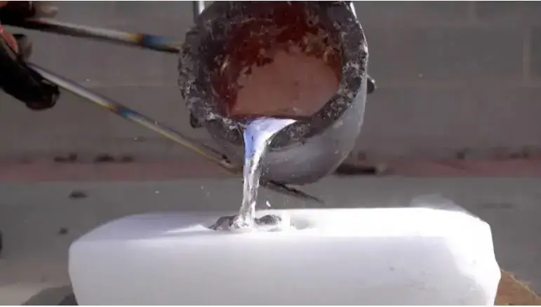 quenching temperature below the aluminum boiling point
