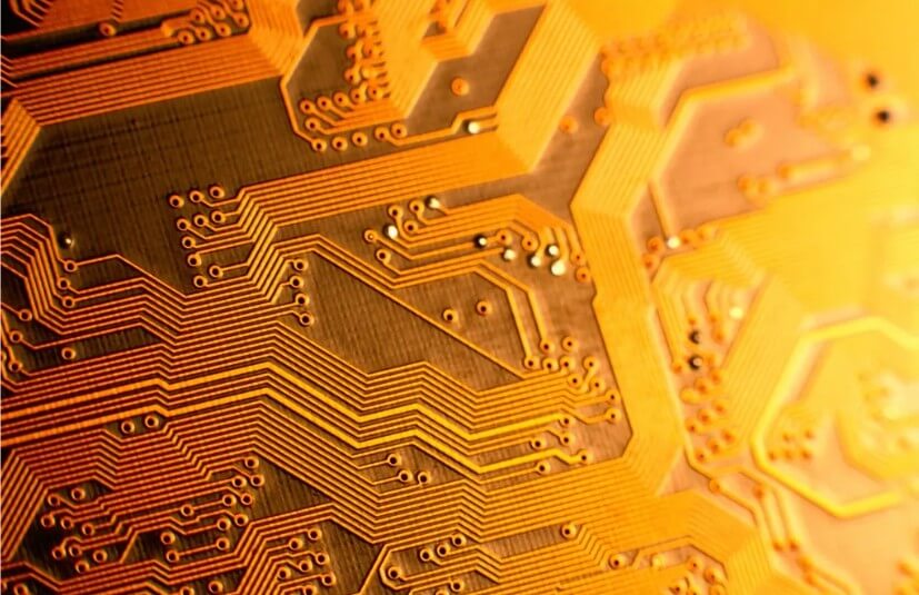 brass circuit board