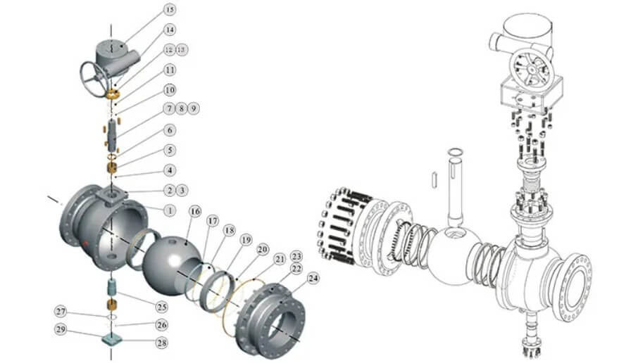 basic structure of fluid control valve