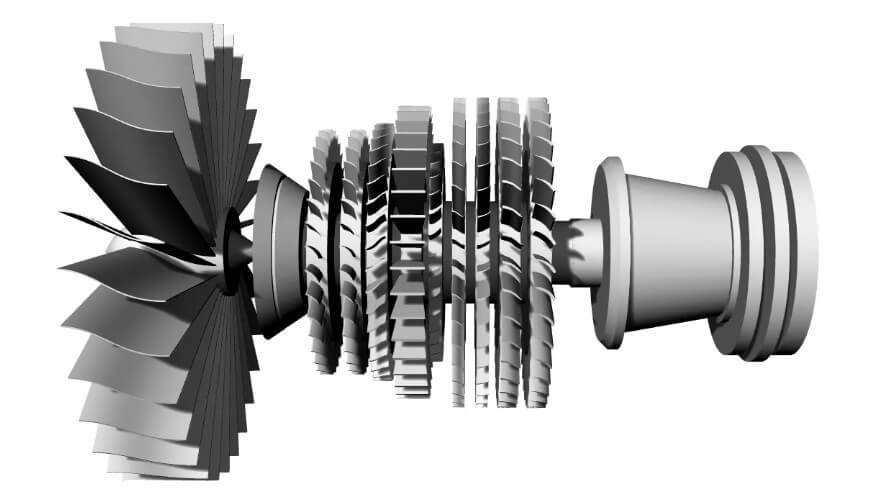 cnc precision machining parts-engine turbine blades