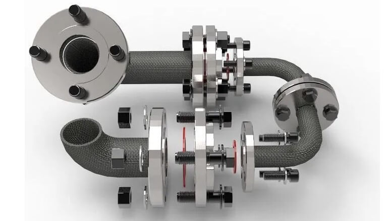 threaded flanges can be used as tank interfaces