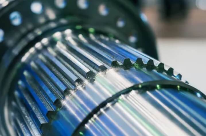 polishing of threads and keyway areas of carbon steel parts
