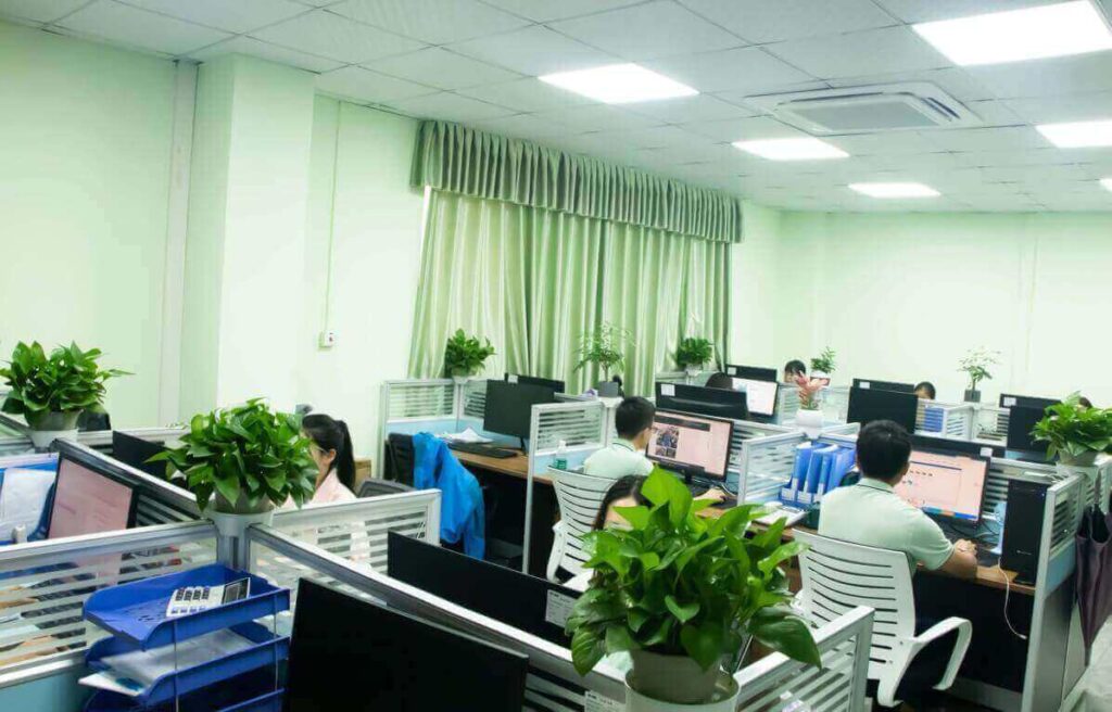 company office scene