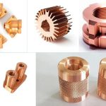 custom copper parts machining