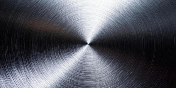 brushed aluminum finish