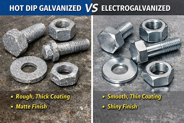hot dip vs electrogalvanized