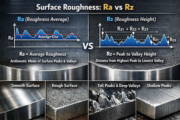 roughness ra vs rz