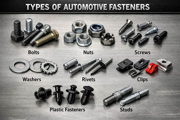 types of automotive fasteners