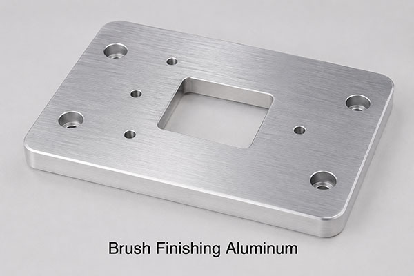 brush finishing aluminum