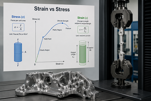 strain vs stress