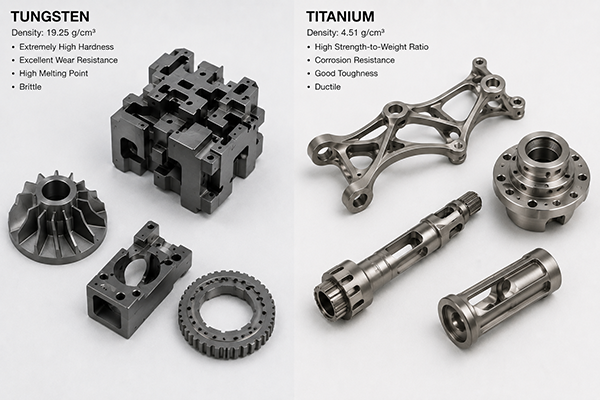 tungsten vs titanium