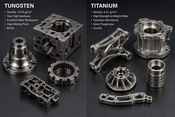 tungsten vs titanium