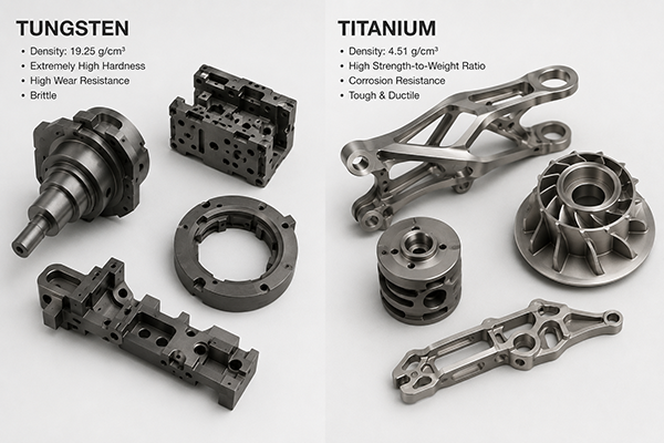 tungsten vs titanium