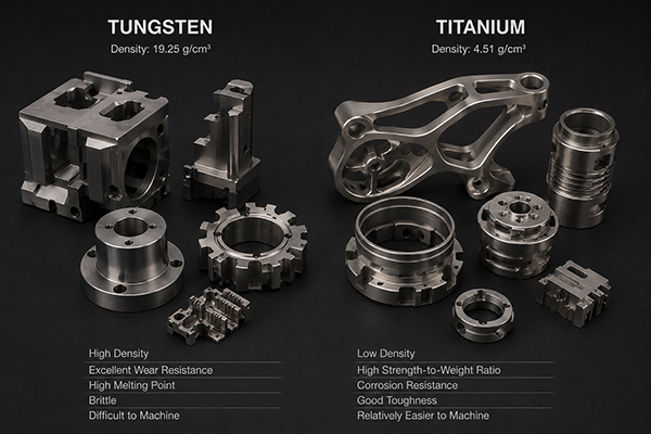 tungsten vs titanium