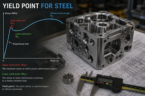 yield point for steel