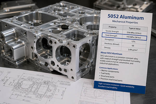 5052 aluminum yield strength