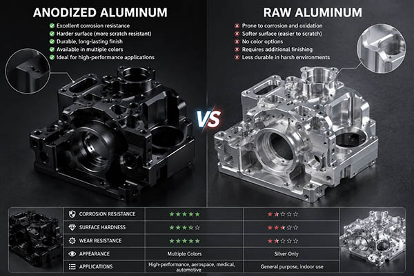 anodized aluminum vs aluminum