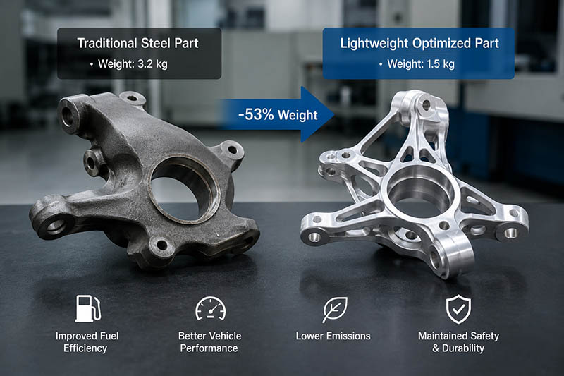 automotive component weight reduction methods