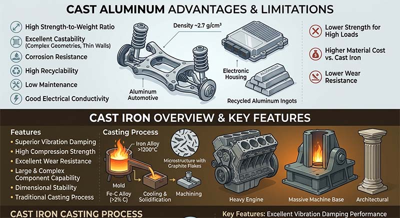cast aluminum vs cast iron