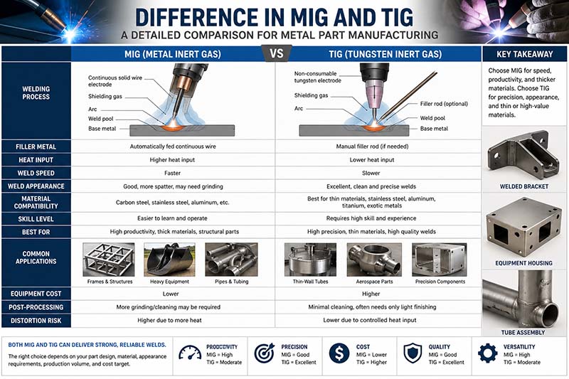 difference in mig and tig