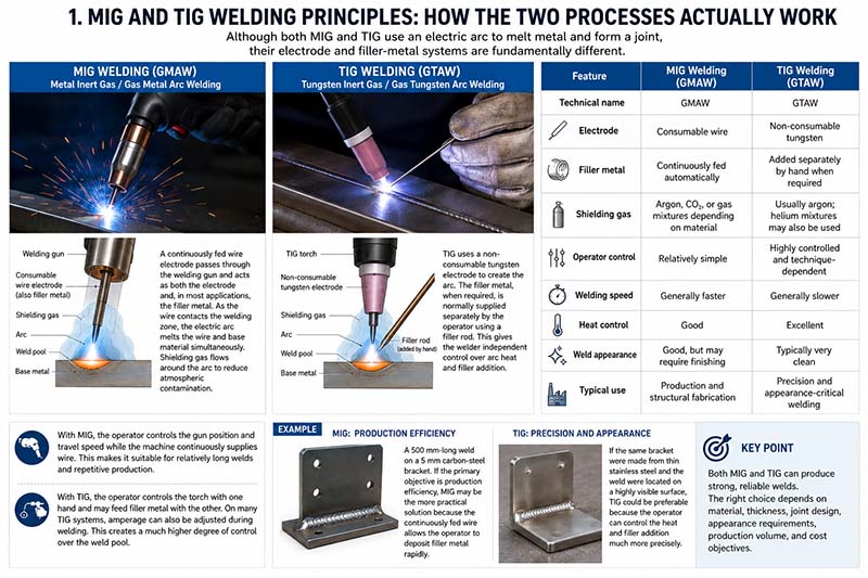 difference in mig and tig