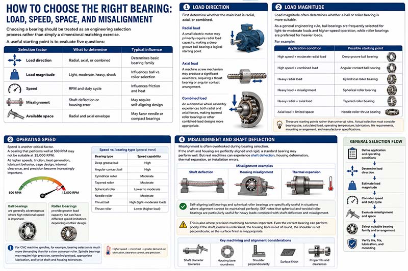 different kinds of bearings