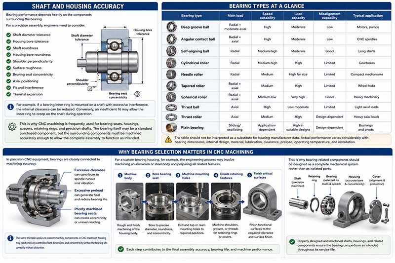 different kinds of bearings