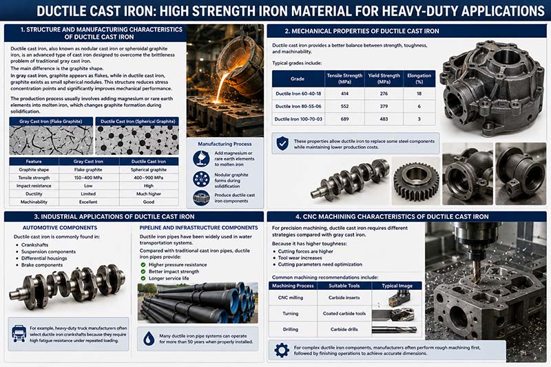 different types of iron metal