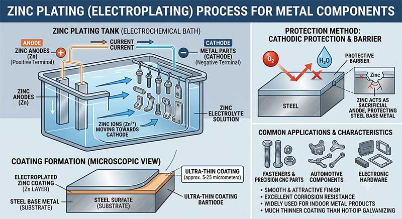 galvanized vs zinc plated