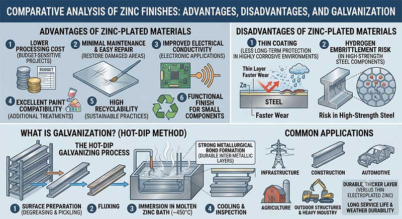 galvanized vs zinc plated