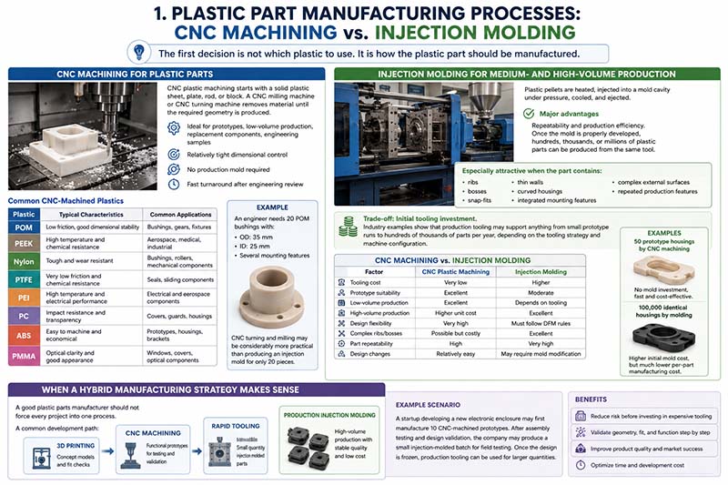 plastic parts manufacturer