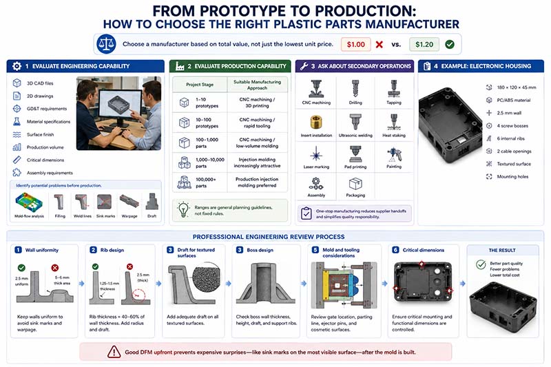 plastic parts manufacturer