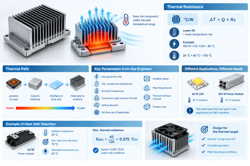 cnc machined heat sink