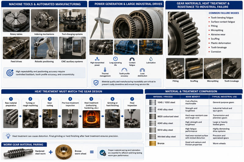 industrial uses transmission gears