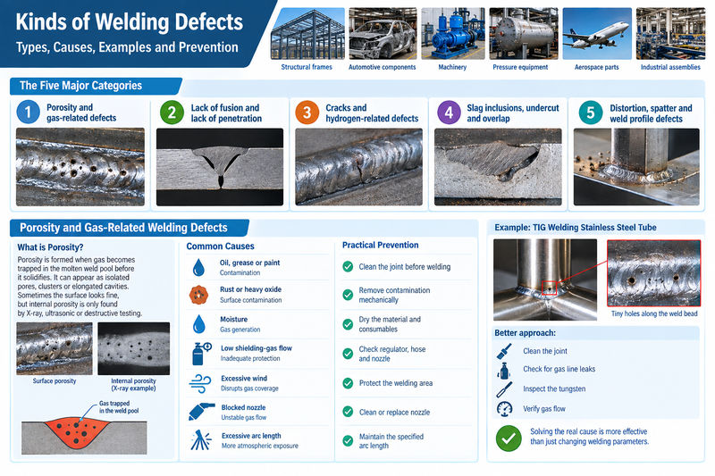kinds of welding defects