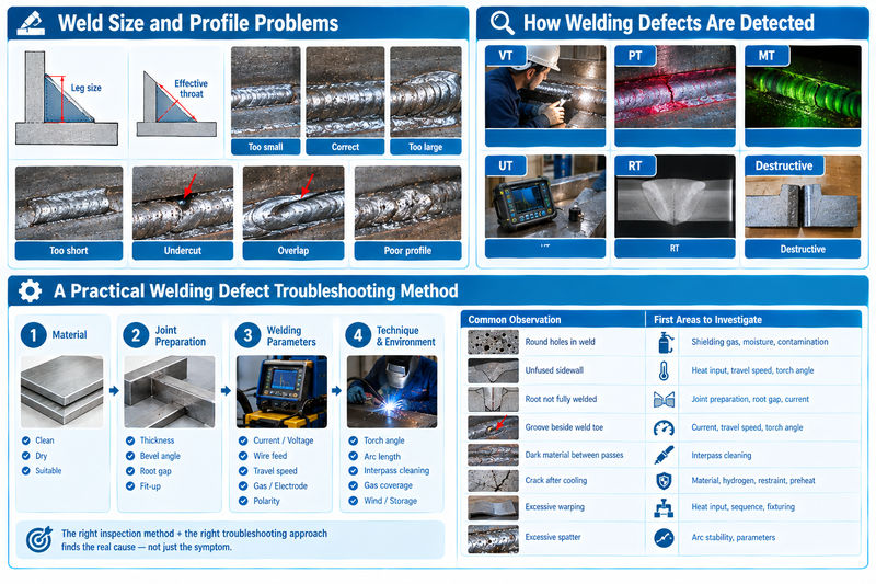 kinds of welding defects