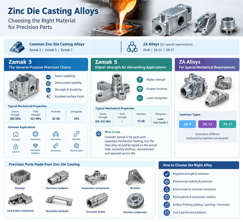precision zinc die casting