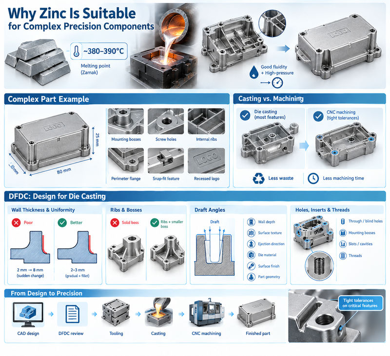 precision zinc die casting