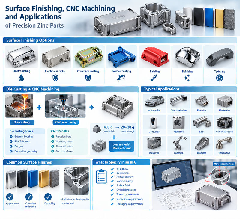 precision zinc die casting