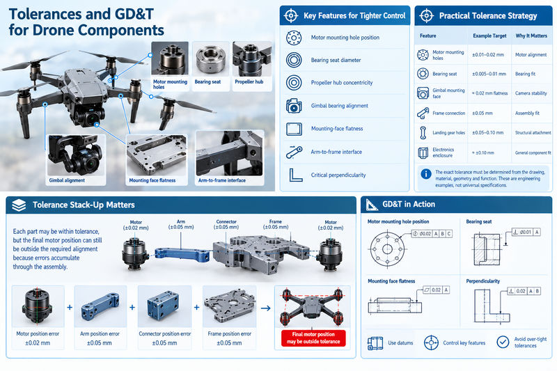 CNC machining for drone parts